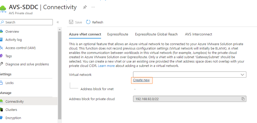 Azure vNet connect